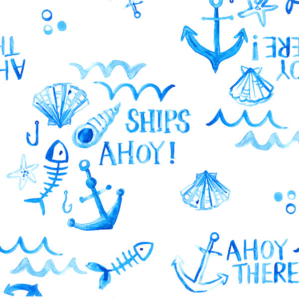 Ahoy There - nautical artwork