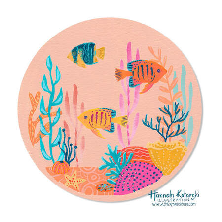 Tropical fish painting