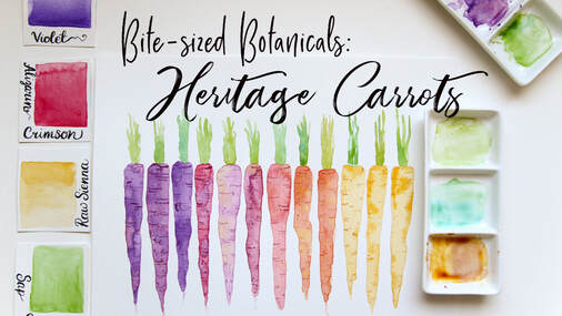 painting heritage carrots