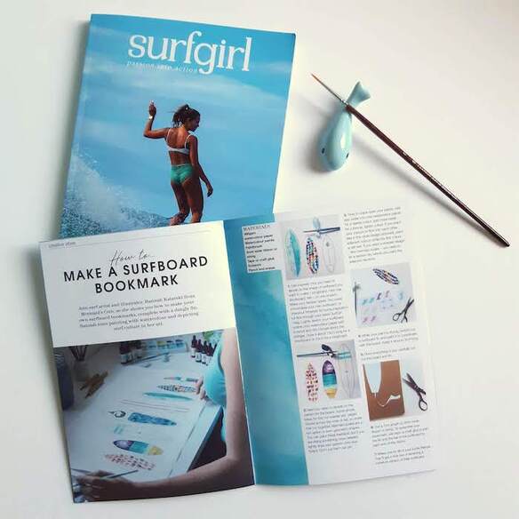 Surfgirl editorial spread