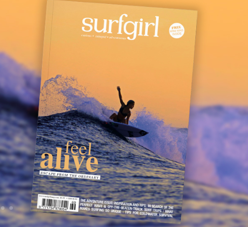 surfgirl magazine cover